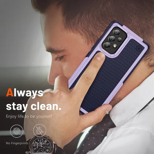Miniatura 45 de Jeylly Compatible con Samsung Galaxy A22 5G Funda, Funda Samsung A22 5G con 2pcs protectores de pantalla de vidrio templado