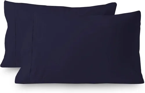 Miniatura 37 de Juego de cama de 5 piezas, 100% algodón egipcio de 600 hilos, fundas de almohada y sábana bajera con bolsillo extra profundo, ropa de cama suave