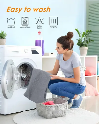 Miniatura 6 de Fuloon Fundas de cojín impermeables para asiento 2 piezas, fundas elásticas para cojín de sofá, fundas para sofá, protector de muebles lavable