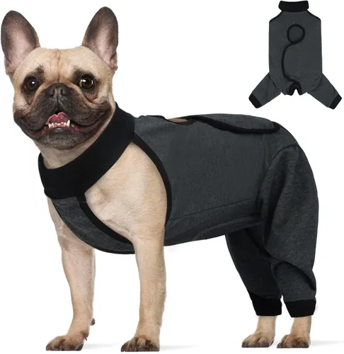 ROZKITCH Manga de pierna para cirugía para perros, piernas traseras, macho y hembra para evitar lamer heridas, codo, rodillera, traje de