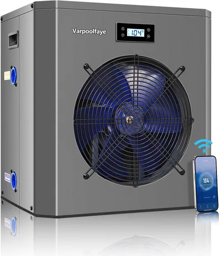Miniatura 13 de Calentador de piscina sobre el suelo de 13000 BTU, bomba de calor eléctrica de 3500 galones, calentadores de piscina de 120 V de alta eficiencia COP