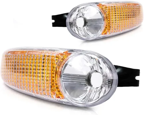 Miniatura 4 de Para GMC Yukon XL Denali, unidad de luz de señal de estacionamiento 2001 02 03 04 05 2006, par lado del conductor y del pasajero para GM2520182