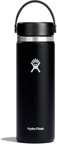 Miniatura 36 de Hydro Flask - Botella de agua de acero inoxidable aislada - Boca ancha con tapa flexible, sin derrame, a prueba de fugas y recargable de 40 oz Negro