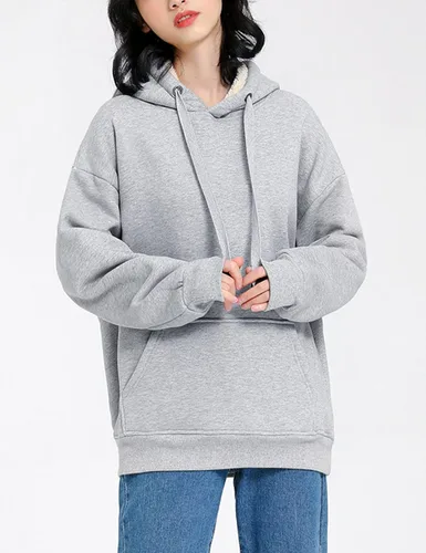 Miniatura 5 de Yeokou Sudaderas con capucha de invierno para mujer, sudadera de forro polar sherpa cálida y pesada