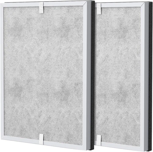 Miniatura 10 de Paquete de 2 filtros de repuesto HEPA MSA3/MSA3S compatibles con Membrane Solutions MSA3 y MSA3S, filtro HEPA de 3 etapas White-2 Pack
