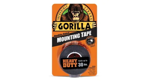 Miniatura 11 de Gorilla - Cinta de montaje resistente de doble cara; resistente a la intemperie; 1 x 60 pulgadas; negro; (paquete de 2)