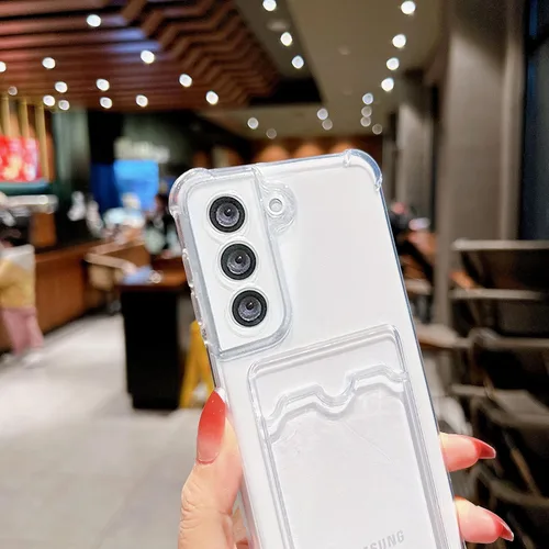 Miniatura 17 de Tuokiou Funda para Samsung Galaxy A14 5G, Fundas Protectoras Transparentes con Ranura para Tarjetas, Funda Cartera de TPU Suave Ajustada Resistente