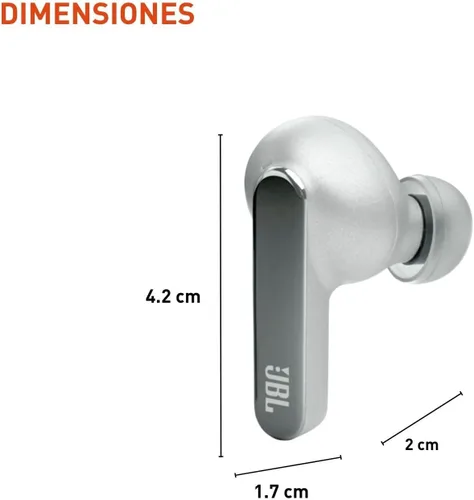 Miniatura 7 de JBL Live Pro 2: 40 horas de tiempo de reproducción, cancelación de ruido adaptativa verdadera, micrófono de ambiente inteligente y formación