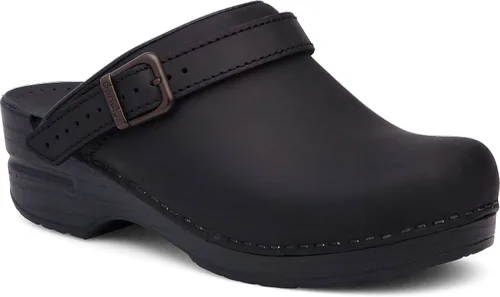 Miniatura 6 de Dansko Zuecos Ingrid con espalda abierta para mujer, marrón (Antique Brown Oiled), 36 M EU