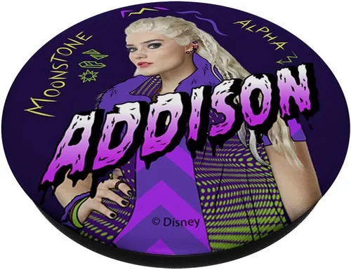 Miniatura 2 de Disney Zombies Addison Moonstone Alpha Portrait PopSockets MagSafe PopGrip para iPhone