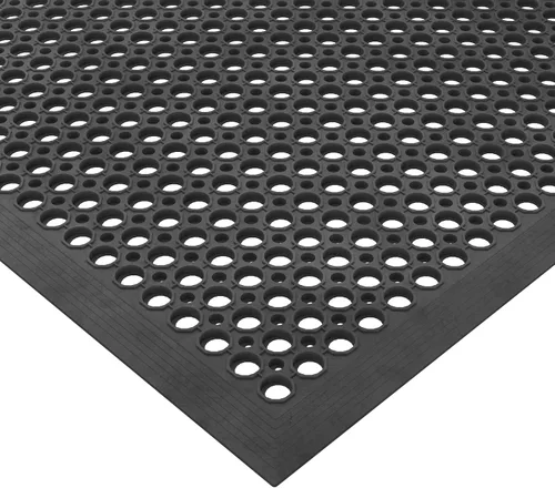 Miniatura 12 de Tapete moderno de goma antideslizante para interiores y exteriores, diseño de líneas de lavado de manguera, de 16 x 32 pulgadas, para entrada