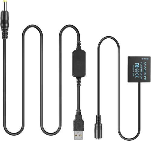 Miniatura 8 de DMW-DCC11 Acoplador DC DMW-BLG10 Batería ficticia + cable USB DMW-AC8 + adaptador para Panasonic Lumix DMC GF6 GX7 GF3 GF5 ZS100 ZS60 LX100 GX85