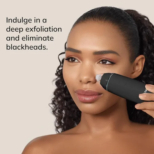 Miniatura 3 de GESKE SmartAppGuided™ MicroDermabrasion Blackhead Remover 7 en 1 Removedor de puntos negros Limpiador eléctrico de poros Innovadora taza