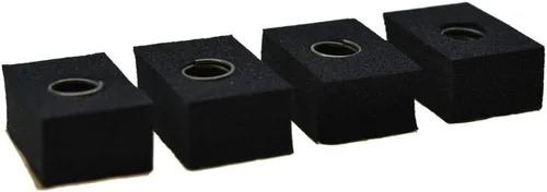 Miniatura 3 de KAISH Paquete de 4 almohadillas de ajuste de altura de pastillas de espuma con resortes para pastillas P Bass o Jaquar