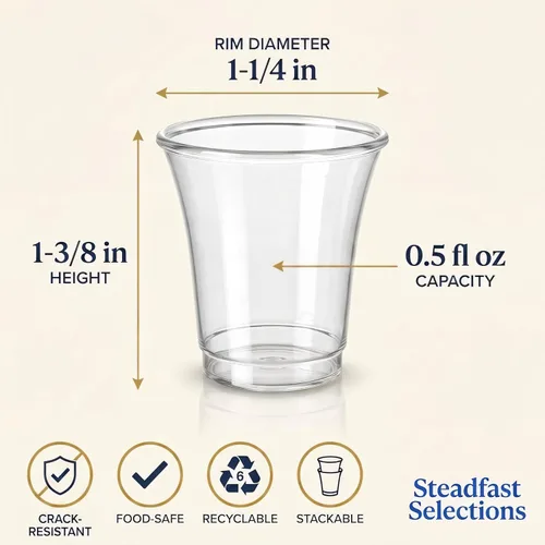 Miniatura 4 de 2000 Vasos de Comunión de Plástico Premium a Granel - Juego de Vasos Desechables para la Santa Comunión para Servicio de Iglesia - Copas