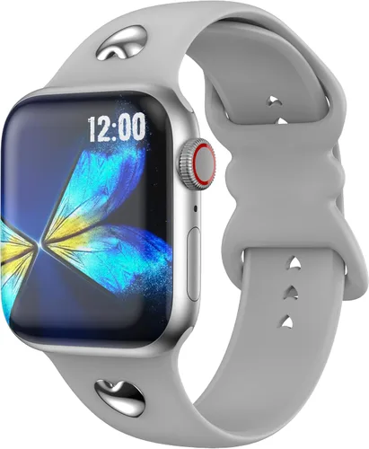 Miniatura 13 de Correa compatible con Apple Watch Series 9, 8, 7, 1.61 pulgadas, Series 6, 5, 4, SE de 1.575 pulgadas, Serie 3 de 1.496 pulgadas para mujer