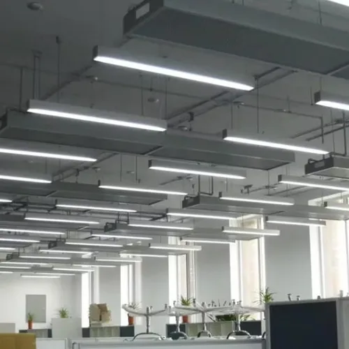 Miniatura 7 de LEDMyplace18W - Tubo de luz LED híbrida de 4 pies, 6500 K, luz blanca diurna, 2400 lúmenes, lente transparente, extremo único o doble T8, reemplazo