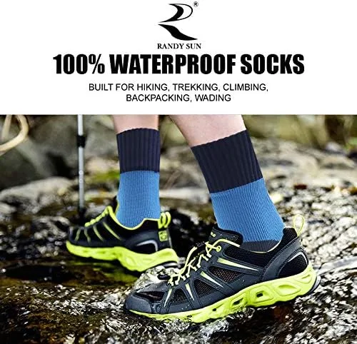 Miniatura 4 de RANDY SUN - Calcetines 100% impermeables, unisex, para practicar senderismo, caminar, correr, esquiar, etc