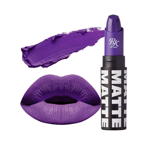 Miniatura 19 de Labial de Ruby Kisses, acabado mate, larga duración, altamente pigmentado, de aplicación suave, maquillaje de labios de cobertura total