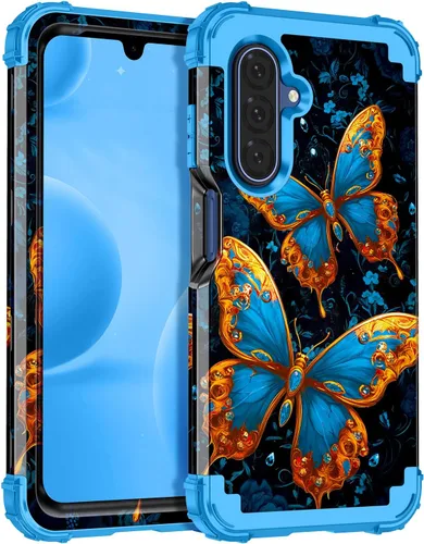 Miniatura 55 de Casetego Funda para Galaxy A16 5G, Tres Capas de Alta Resistencia Robusta a Prueba de Golpes, Protección Completa Rugosa de PC Duro + Parachoques