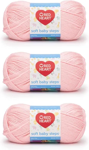 Miniatura 15 de Red Heart Soft Baby Steps madeja de lana, Aqua