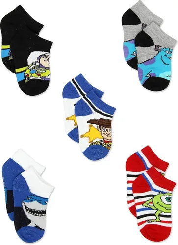 Miniatura 7 de Disney Pixar Characters Toy Story Monsters Inc Finding Nemo Toddler 5 pack Socks