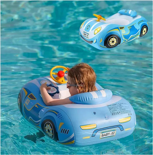 Miniatura 7 de Flotador de piscina para bebé, flotadores 3D para niños pequeños de 1 a 2 años, flotadores de piscina para bebés de 6 a 12 meses, flotadores