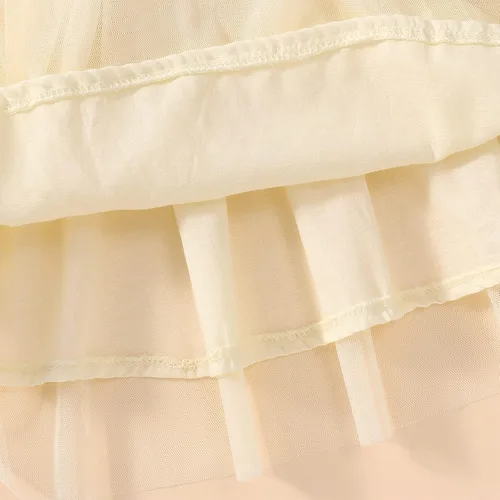 Miniatura 7 de Vestido de verano para niña de las flores tutú floral para niños sin mangas de punto princesa fiesta casual vestido de verano 2-7T