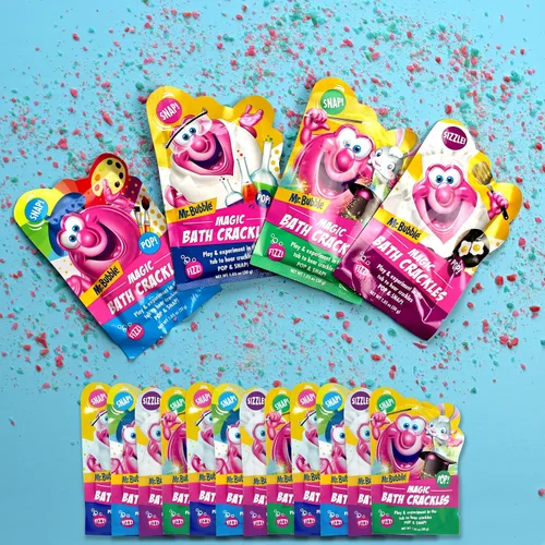 Miniatura 8 de Mr. Bubble Magic Bath Crackles, divertido de añadir al baño de burbujas para hacer que la hora del baño sea emocionante para los niños