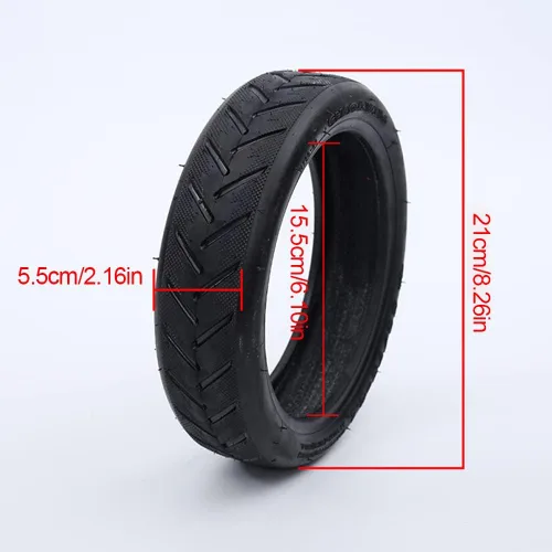 Miniatura 3 de Neumáticos sin cámara para scooter eléctrico de 8.5 pulgadas para Xiaomi M365 50/75-6.1 Neumático de repuesto de goma a prueba de explosiones