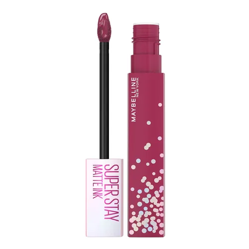 Miniatura 37 de Maybelline Super Stay Matte Ink Barra de Labios Líquida Maquillaje, Color de Alto Impacto de Larga Duración, Hasta 16H de Uso, Amazonian, Marrón 70