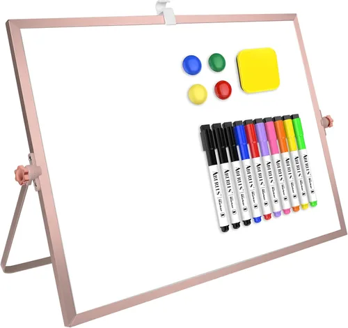 Miniatura 7 de Calendario mensual pequeño pizarra blanca de borrado en seco para pared, pizarra magnética de borrado en seco de 16 x 12 pulgadas, pizarra blanca