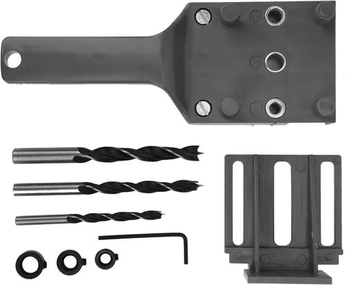 8 unids/set localizador de agujeros de perforación para carpintería, plantilla de clavija de clavija de conexión de tablero de madera, localizador