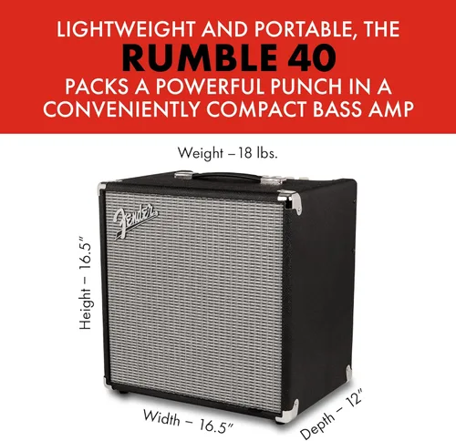 Miniatura 3 de Combo Amplificador Fender Rumble 500 V3 Bass , 40