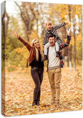 Miniatura 28 de YYYYHPP Impresiones en lienzo con tus fotos, arte de pared personalizado de foto a lienzo, impresión en lienzo para boda, familia, bebé, mascotas