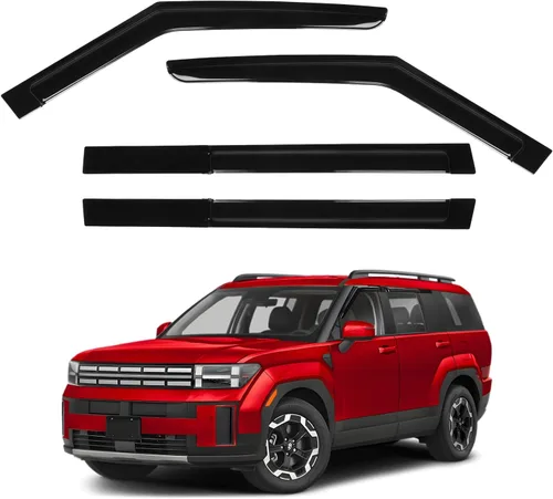 Miniatura 13 de Canvcle RAV4 Rain Guards - Window Visors for Toyota RAV4 2006-2012, Outside-Mount Tape-On Side Window Wind Deflectors for RAV4 Accessories, Vent
