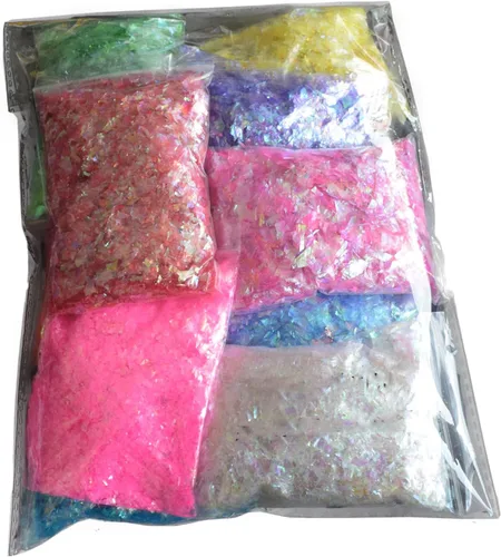 Miniatura 8 de Rompecabezas láser de 1.76 oz con purpurina para uñas, mezcla de colores, lentejuelas holográficas 3D, formas de paillettes ultrafinas