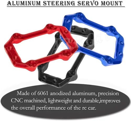 Miniatura 3 de Soporte servo de dirección de aluminio para 1/8 Typhon 6S BLX, Kraton 6S BLX, Outcast 6S BLX, Talion 6S BLX, Talion 6S BLX, 1/10 Senton 6S BLX