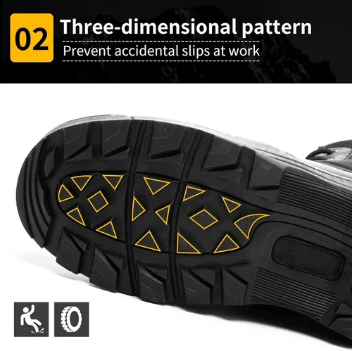 Miniatura 3 de Botas de trabajo tácticas militares para hombre, botas de combate de montañismo