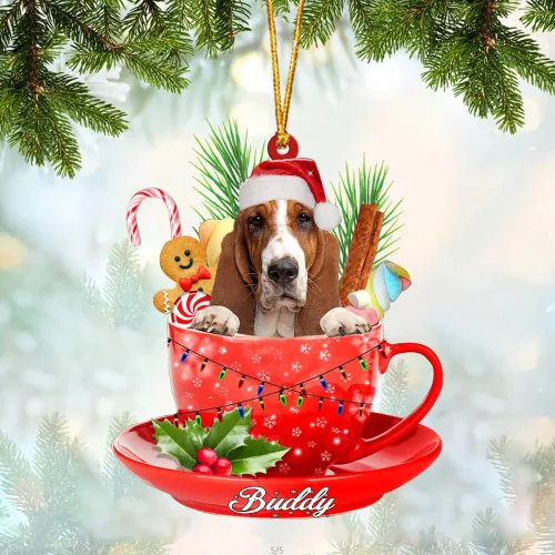 Miniatura 77 de Alaskan Malamute - Adorno acrílico personalizado para perro en taza, adorno de Navidad personalizado para perro 2023, decoración de árbol