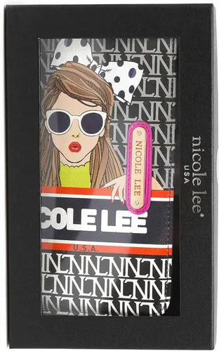 Miniatura 4 de Nicole Lee Mini cartera de color y estilo con impresión exclusiva y pulsera desmontable y bloqueo RFID