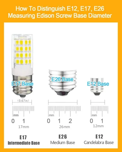 Miniatura 2 de KEI D28x kel 2816x Bombilla para refrigerador 3W E17 LED de repuesto de bombilla para congelador, 5304522314 5304517886 blanco frío 6000K 100V-265V