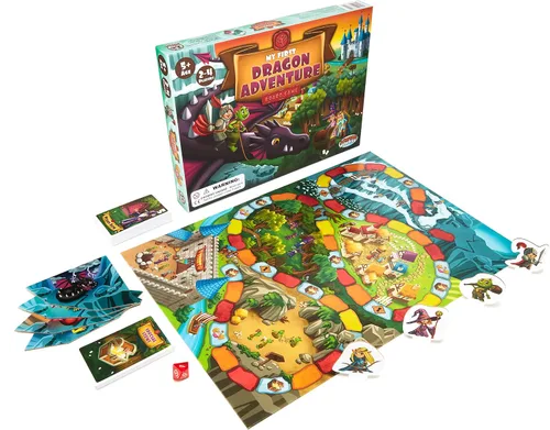 Miniatura 2 de Mi Primer Juego de Mesa de Aventura de Dragones - Los Niños Salvan el Reino, Juego de Aventura de Fantasía para Principiantes para Niños de 5+