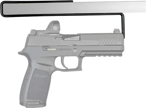 Gun Storage Solutions Soportes y soportes para estanterías, organiza tu caja fuerte y exhibiciones. Funciona para pistolas y pistolas. 22 Cal y más