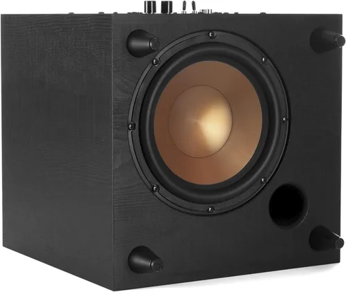 Miniatura 4 de Klipsch Altavoces para estantería R-51M (2 pares) con altavoz doméstico de canal central R-52C y subwoofer inalámbrico R-80SWi de 8 pulgadas y 150 W