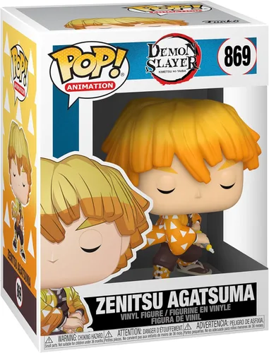 Funko Pop Animation: Demon Slayer - Zenitsu Agatsuma, 3.75 pulgadas - Figura de vinilo coleccionable - Idea de regalo - Producto oficial - Juguetes