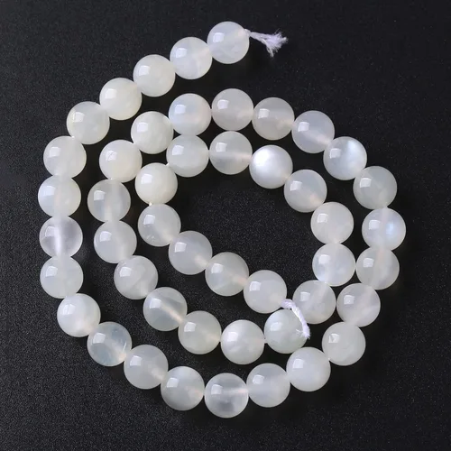 Miniatura 104 de 60 Cuentas de 15⁄64 Pulgadas (6 mm) de Piedra Natural de Citrino Limpio de Grado 3A en Bruto para Hacer Joyería, Pulseras DIY