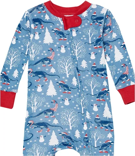 Miniatura 7 de HonestBaby Pijama de una sola pieza con cremallera frontal para bebé, 100% algodón orgánico