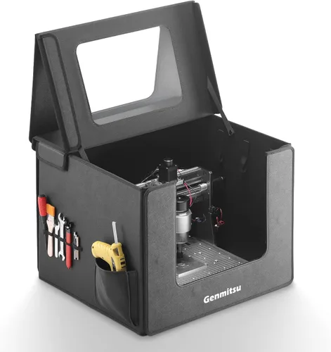 Miniatura 2 de Genmitsu Kaba - Caja plegable CNC para máquina CNC, reducción de ruido, a prueba de polvo, con barra de herramientas lateral, para 3018-PRO