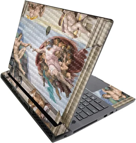 Miniatura 13 de MightySkins - Skin brillante con purpurina para Alienware M17 R3 (2020) y M17 R4 (2021) - Diversión de los años 90 Acabado duradero con purpurina